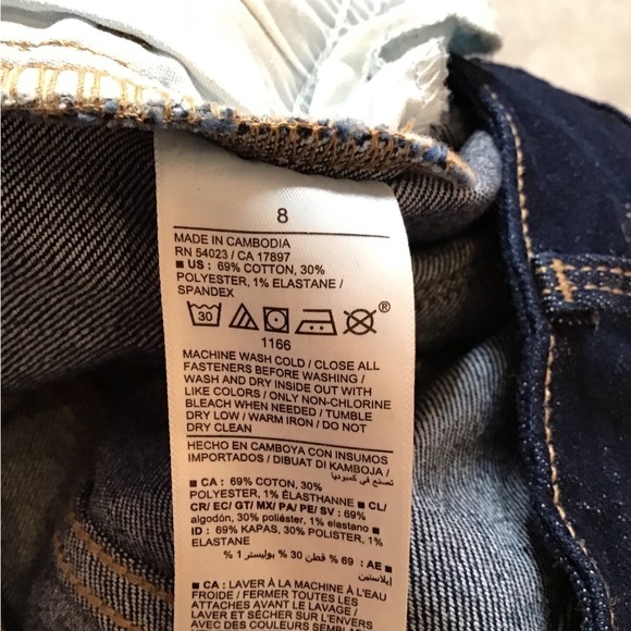 Old Navy Women's Dark Blue Jeans High Rise Wow Super Skinny Size US8 - Picture 8 of 14